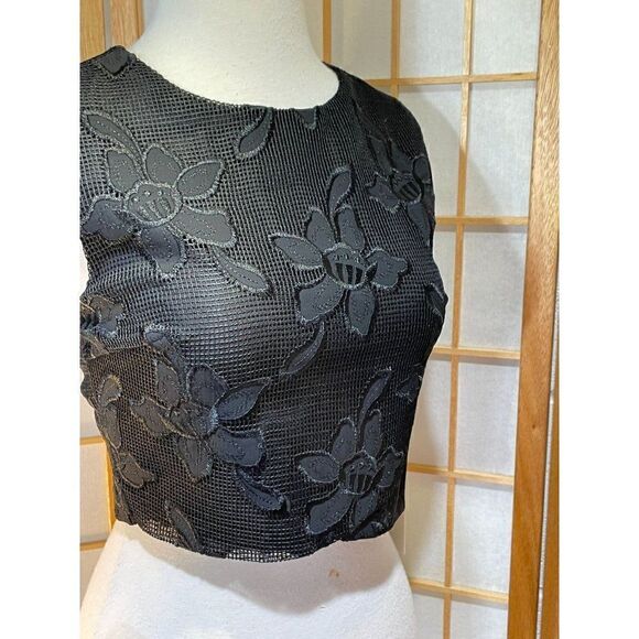 NWT Ali & Jay XS Cropped Floral Blouse - Picture 1 of 16